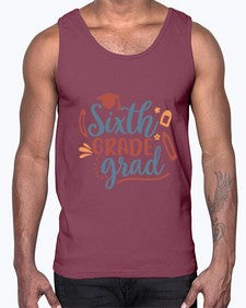 sixth grade grad 878#- sixth grade- Cotton Tank