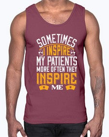 sometime i inspire my patients Style 1416#- nurse- Cotton Tank