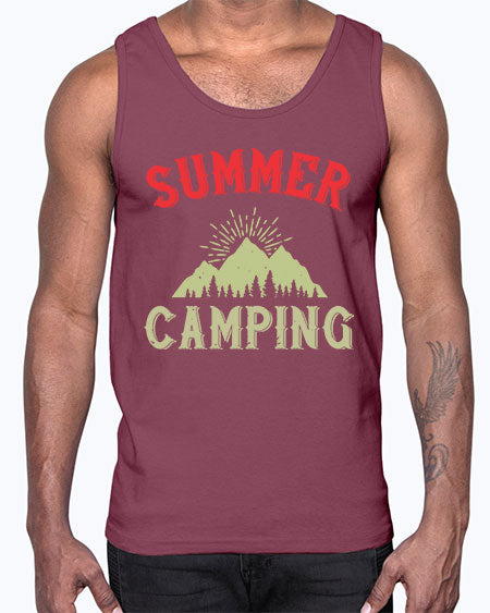 summer camping  82#- summer- Cotton Tank