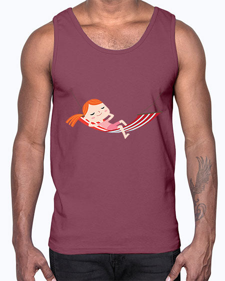 summer characters 63#- summer- Cotton Tank