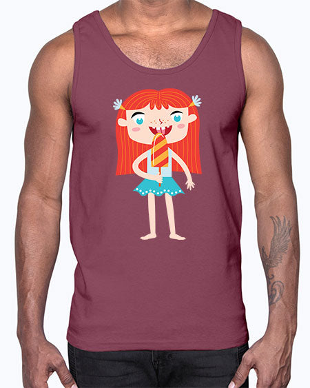 summer characters 64#- summer- Cotton Tank