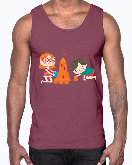 summer characters 66#- summer- Cotton Tank