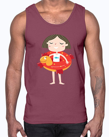 summer characters 67#- summer- Cotton Tank