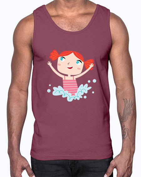 summer characters 73#- summer- Cotton Tank