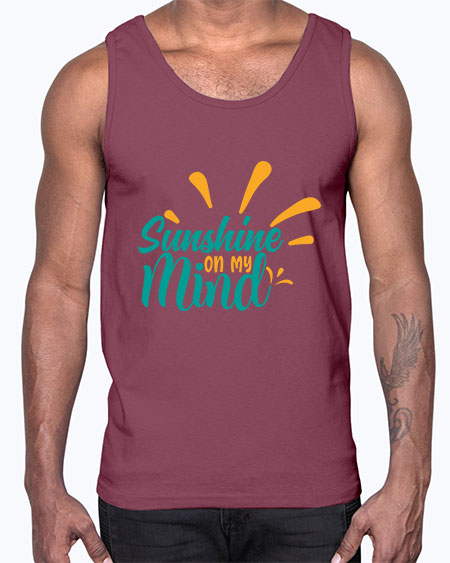 sunshine on my mind Style 74#- summer- Cotton Tank