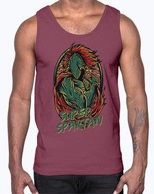 super spartan 1140#- art pop art- Cotton Tank