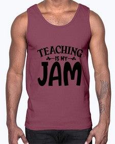 teaching is my jam Style 403#- teacher- Cotton Tank