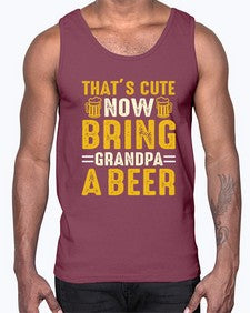 thats cute now bring 413#- beer- Cotton Tank