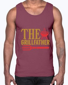 the grill father 417#- bbq- Cotton Tank