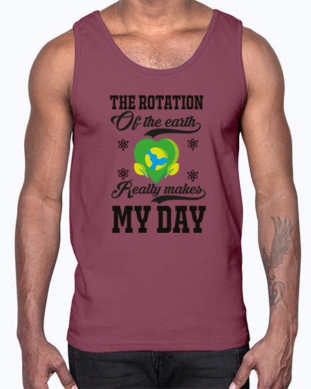 the rotation of the earth really makes my day 13#- nature- Cotton Tank