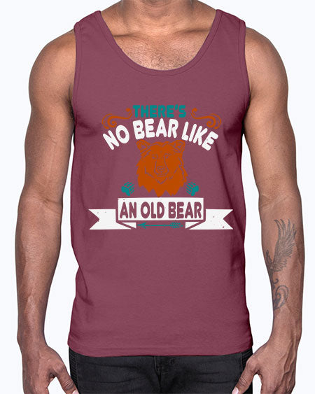 there’s no bear like an old bear 273#- bears - animals- Cotton Tank