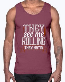 they see me rolling they hatin 427#- cooking- Cotton Tank