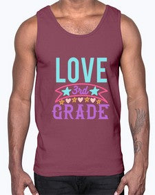 third Grade Love 968#- third grade- Cotton Tank