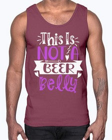 this is not a beer belly 1648#- beer- Cotton Tank