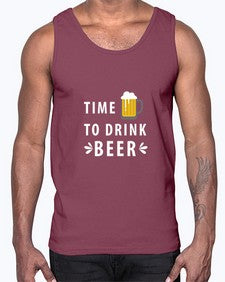 time to drink 1656#- beer- Cotton Tank