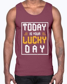 today is your lucky day 1661#- beer- Cotton Tank