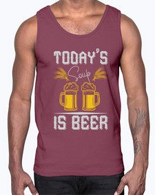 todays soup is beer 1666#- beer- Cotton Tank