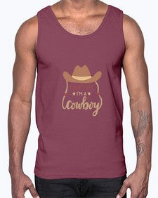 trust me im a cowboy 1191#- western- Cotton Tank