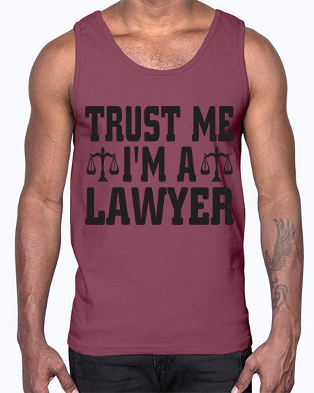 trust me im a lawyer 1590#- lawyer- Cotton Tank