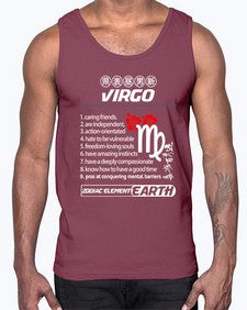 virgo 528#- virgo- Cotton Tank