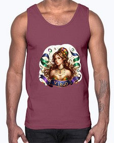 virgo 552#- virgo- Cotton Tank