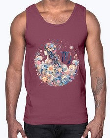 virgo 553#- virgo- Cotton Tank