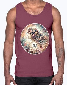 virgo 556#- virgo- Cotton Tank