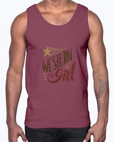 western girl 1244#- western- Cotton Tank