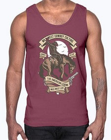 wild west cowboy culture 1249#- western- Cotton Tank