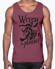 witch please 13#- witch- Cotton Tank