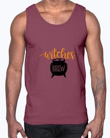 witches brew 6#- witch- Cotton Tank