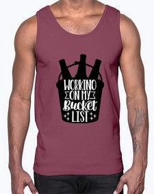 working on my bucket list 1788#- beer- Cotton Tank