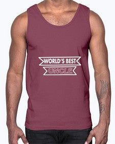 worlds best uncle 698#- uncle- Cotton Tank