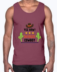 yee haa cowboy rd grade 1258#- western- Cotton Tank