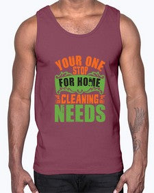 your one stop for home cleaning needs Style 493#- cleaner- Cotton Tank