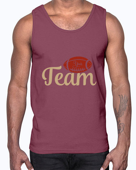 your team 2271#- softball- Cotton Tank