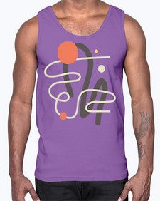 Abstract Shape 198#- art pop art- Cotton Tank