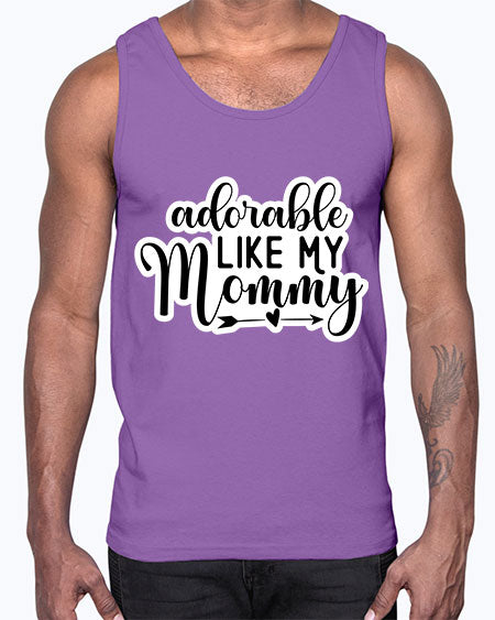 Adorable Like My Mommy 269#- baby- Cotton Tank