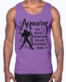 Aquarius 64#- aquarius- Cotton Tank
