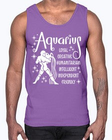 Aquarius 68#- aquarius- Cotton Tank