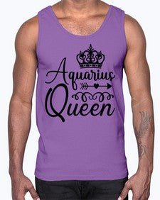 Aquarius queen 74#- aquarius- Cotton Tank