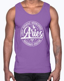 Aries 103#- aries- Cotton Tank