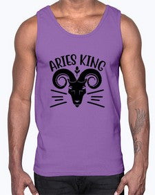 Aries king 109#- aries- Cotton Tank