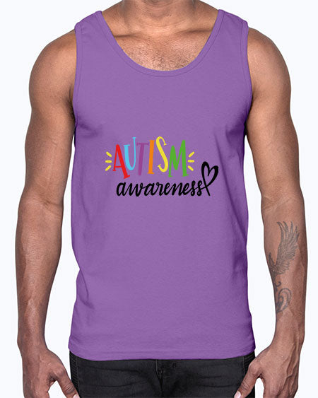 Autism awareness 5442#- autism- Cotton Tank