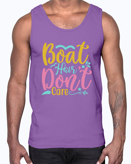 BOAT HAIR DONT CARE Style 68#- summer- Cotton Tank