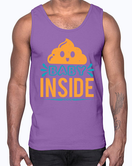 Baby Inside Style 26#- baby shower- Cotton Tank