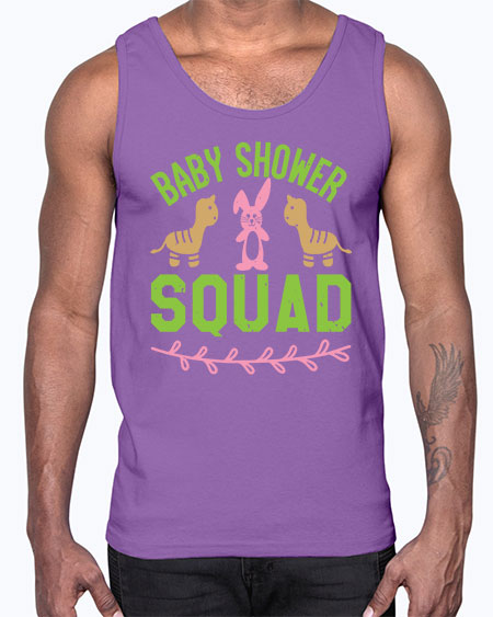 Baby Shower Squad Style 32#- baby shower- Cotton Tank