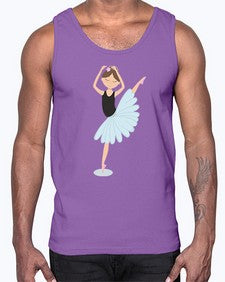 Ballerina 52#- ballet- Cotton Tank