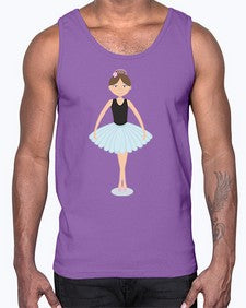 Ballerina 54#- ballet- Cotton Tank