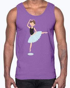 Ballerina 56#- ballet- Cotton Tank